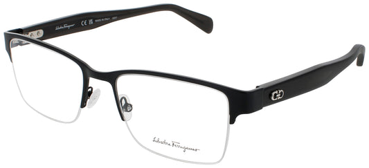 SALVATORE FERRAGAMO SF2222 Frame MATTE BLACK Lens DEMO