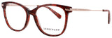 LONGCHAMP LO2691 Frame TEXTURED RED/BROWN Lens DEMO
