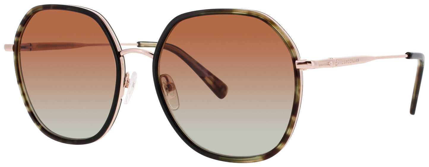 LONGCHAMP LO163S Frame ROSE GOLD Lens BROWN GRADIENT