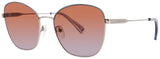 LONGCHAMP LO164S Frame SILVER/AZURE Lens BROWN/BLUE GRADIENT