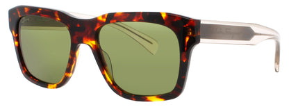 SALVATORE FERRAGAMO SF1087S Frame DARK TORTOISE Lens SOLID GREEN