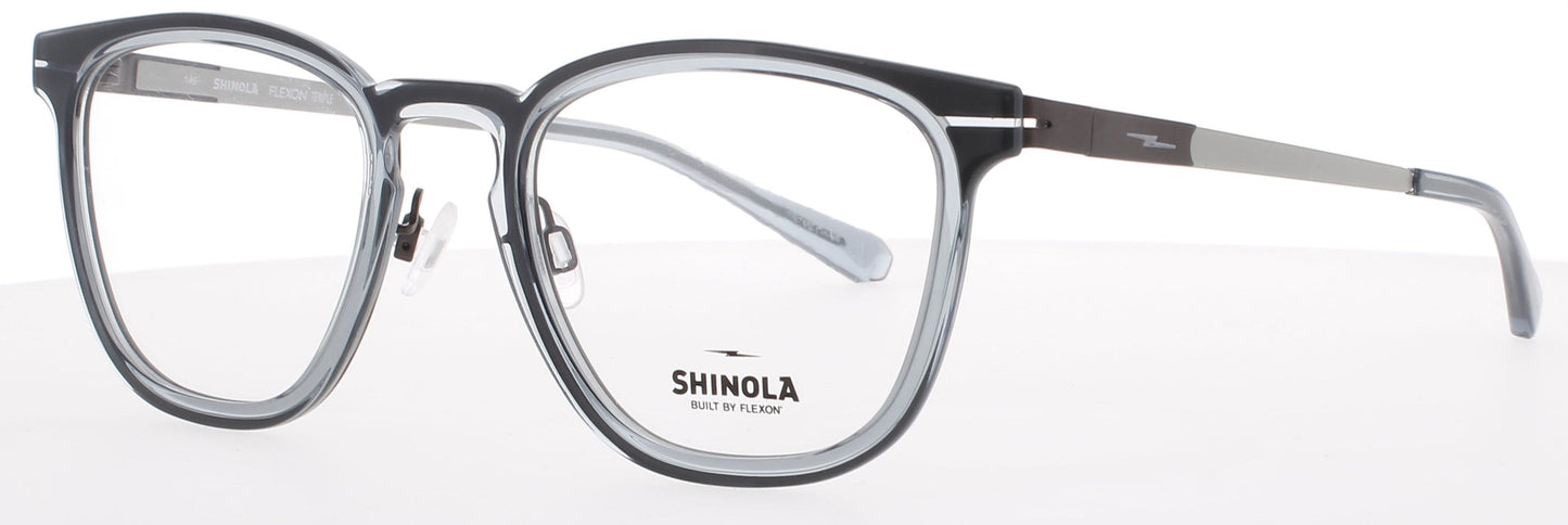 FLEXON SHINOLA SH37001 Frame CRYSTAL SMOKE Lens DEMO