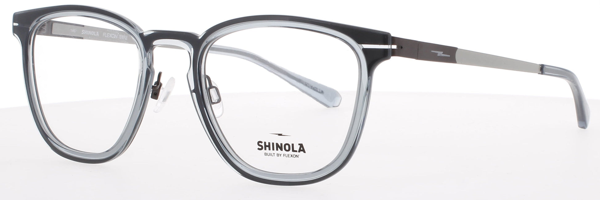 FLEXON SHINOLA SH37001 Frame CRYSTAL SMOKE Lens DEMO