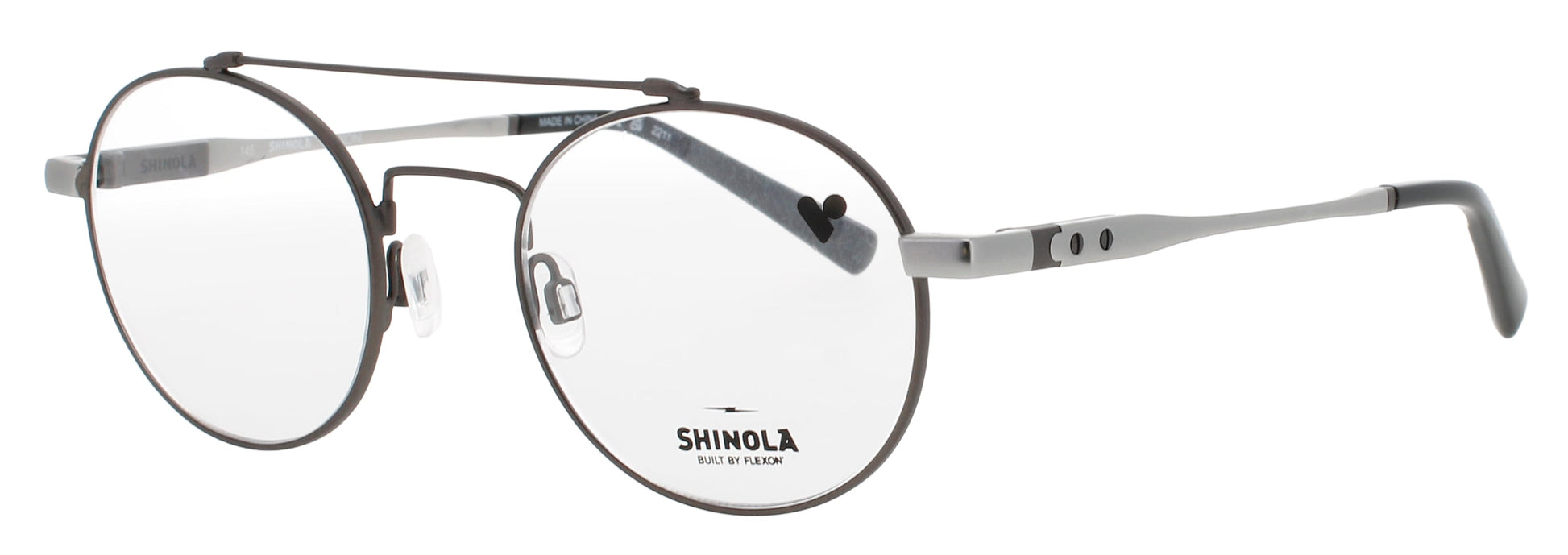 FLEXON SHINOLA SH21001 Frame GUNMETAL Lens DEMO