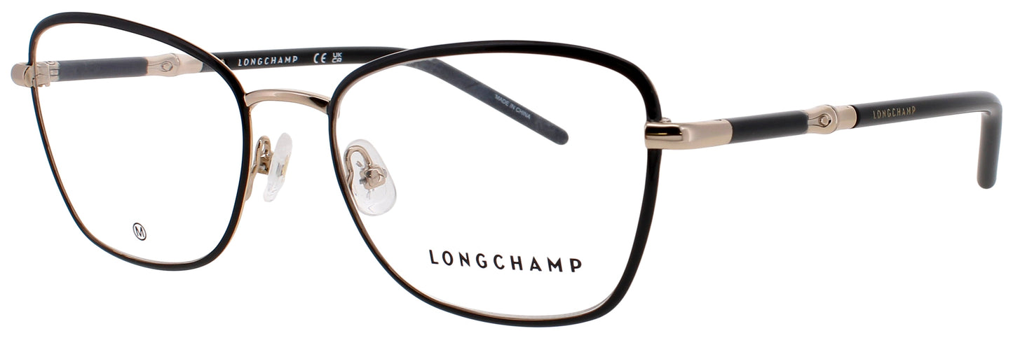 LONGCHAMP LO2155 Frame GOLD/BLACK Lens DEMO