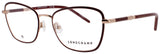 LONGCHAMP LO2155 Frame ROSE GOLD/BURGUNDY Lens DEMO