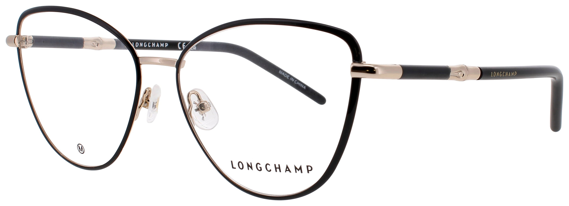LONGCHAMP LO2156 Frame GOLD/BLACK Lens DEMO