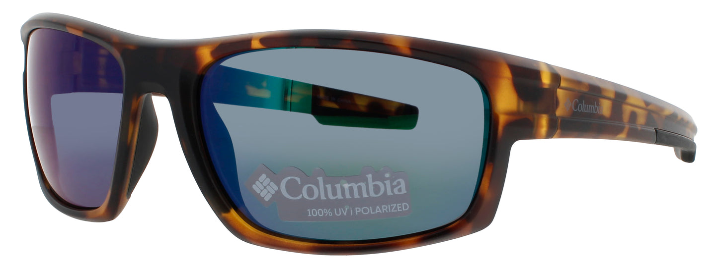 COLUMBIA C533SP Frame MATTE DARK TORTOISE Lens GREEN MIRROR