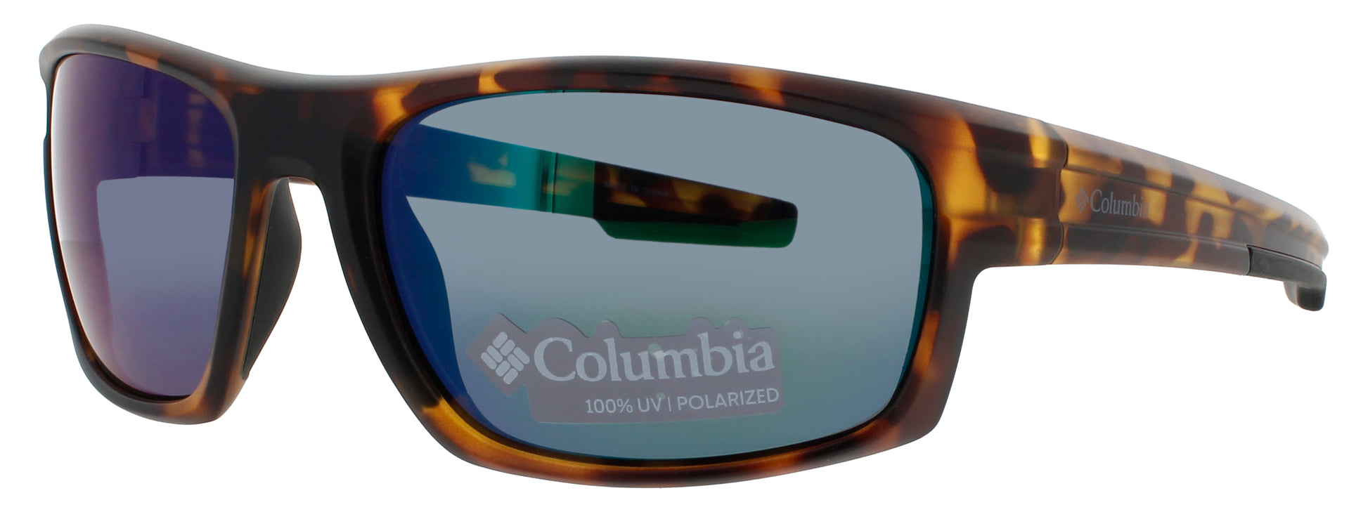 COLUMBIA C533SP Frame MATTE DARK TORTOISE Lens GREEN MIRROR