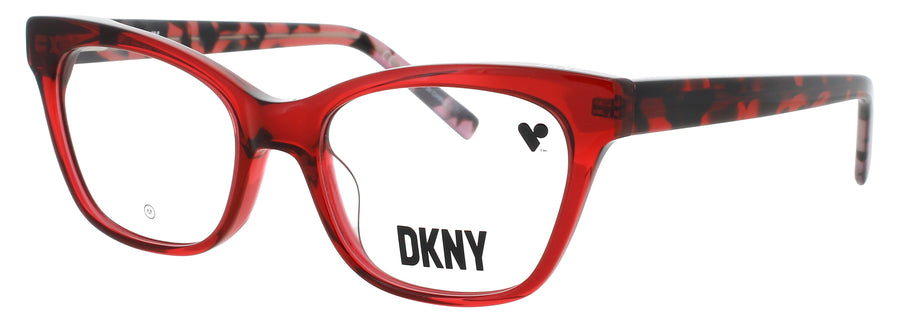 DKNY DK5053 Frame CRYSTAL RED Lens DEMO