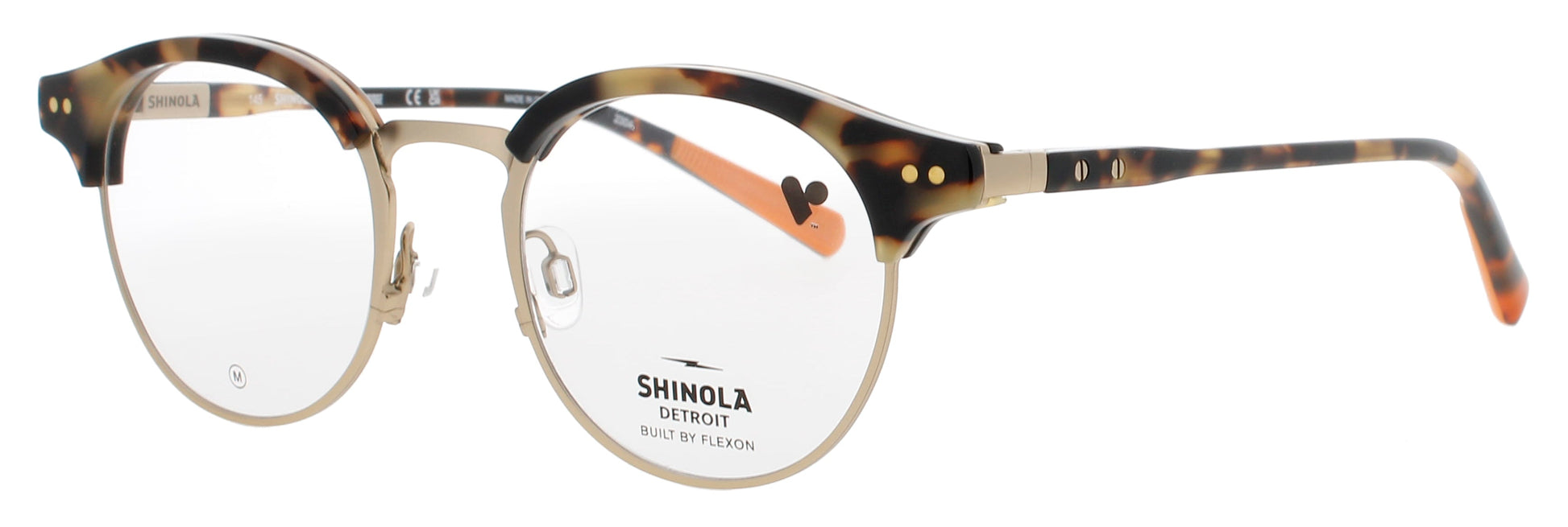 FLEXON SHINOLA SH23000 Frame TORTOISE Lens DEMO