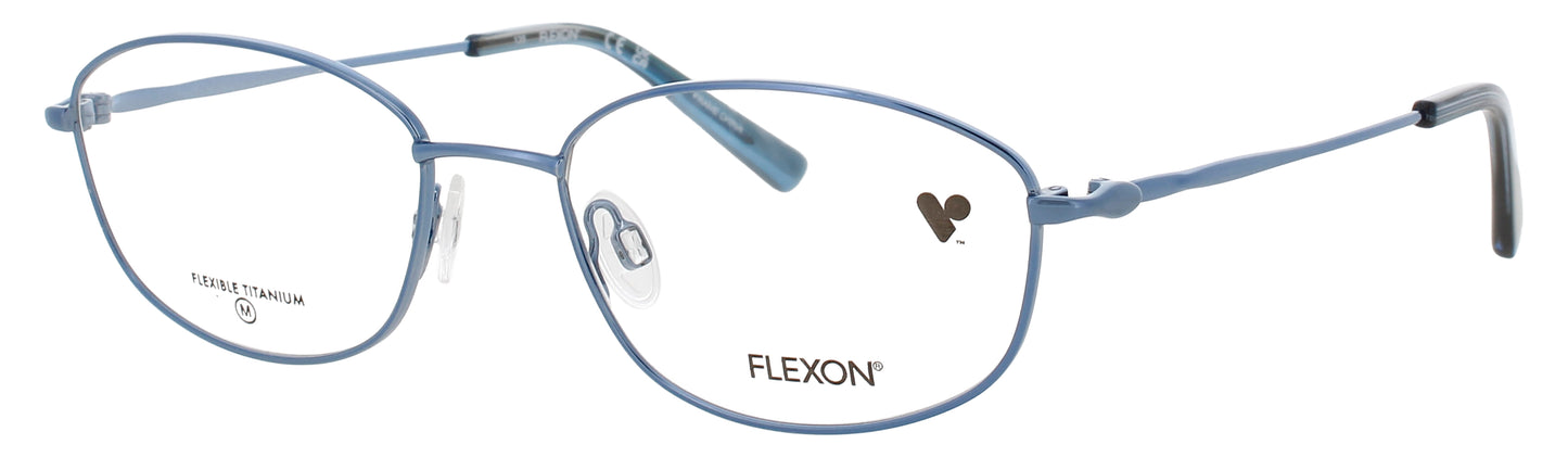 FLEXON W3039 Frame SHINY SLATE BLUE Lens DEMO