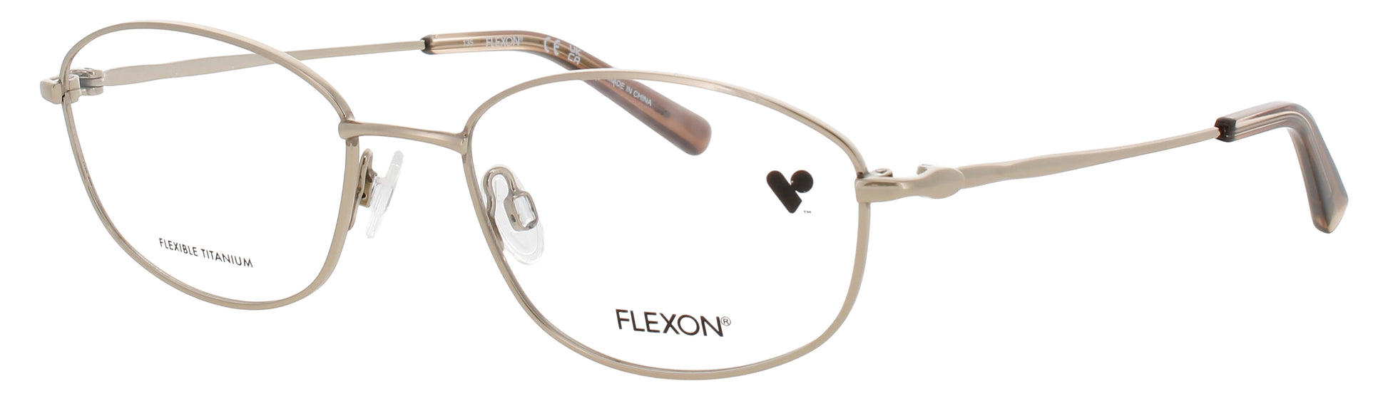 FLEXON W3039 Frame SHINY GOLD Lens DEMO