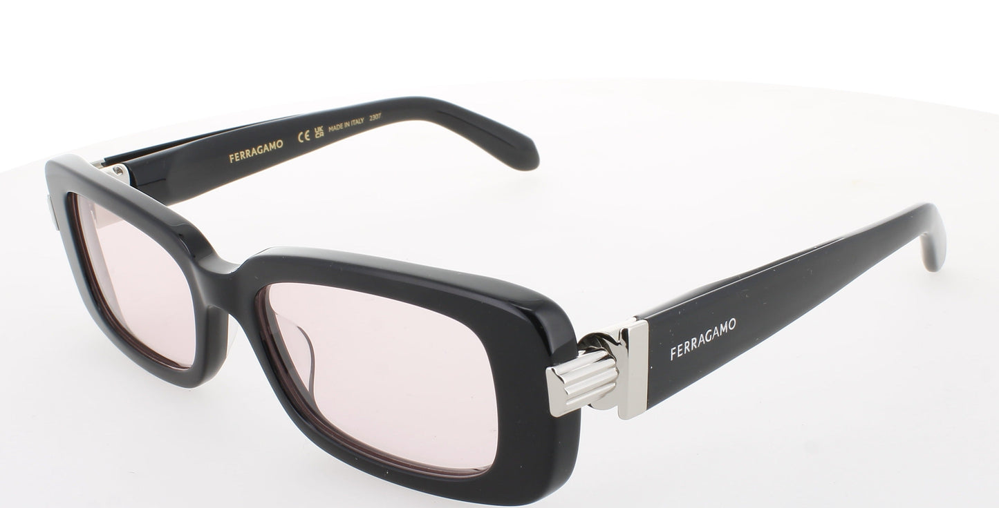 SALVATORE FERRAGAMO SF1105S Frame BLACK/PINK Lens PINK