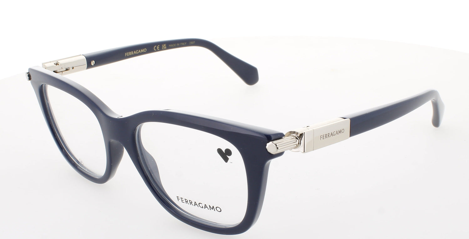 SALVATORE FERRAGAMO SF2973 Frame BLUE NAVY Lens DEMO