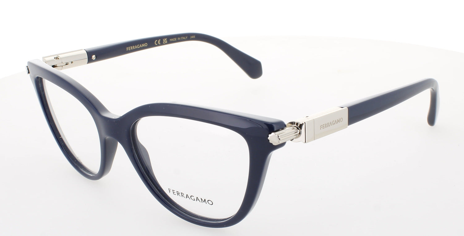 SALVATORE FERRAGAMO SF2974 Frame BLUE NAVY Lens DEMO