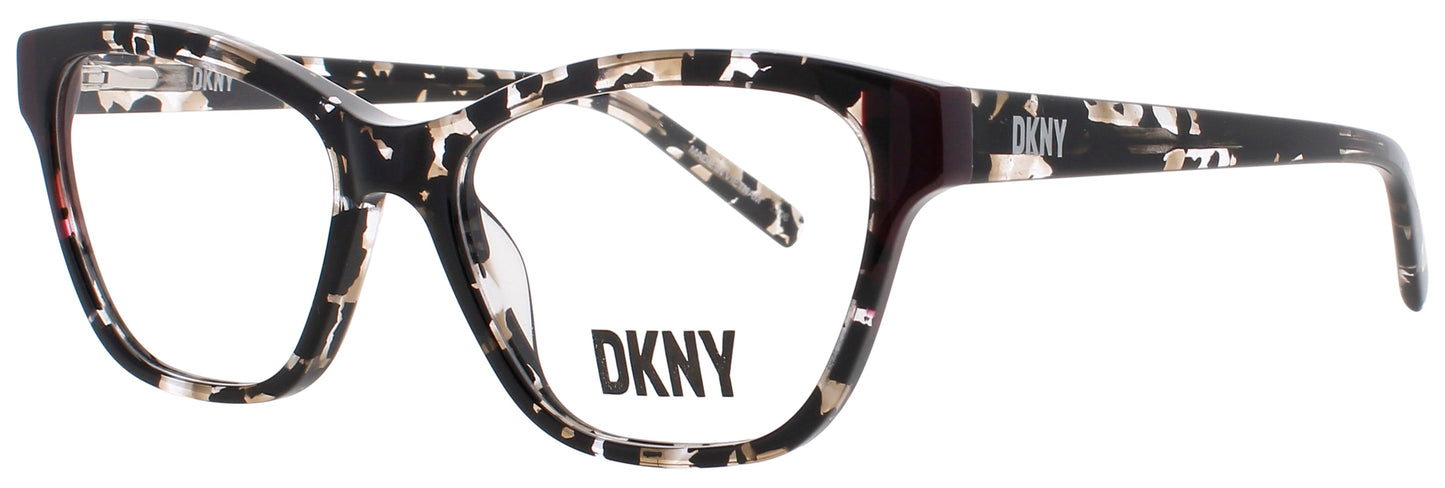 DKNY DK5057 Frame BLACK TORTOISE/PLUM Lens DEMO