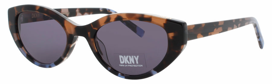 DKNY DK548S Frame MOCHA/BLUE TORTOISE Lens SMOKE
