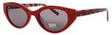 DKNY DK548S Frame RED PATTERN Lens SMOKE