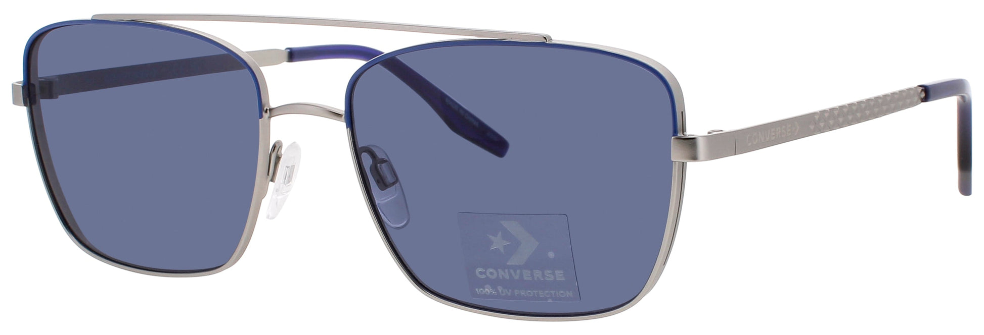 CONVERSE CV106S Frame SILVER/BLUE FLAME Lens SOLID BLUE