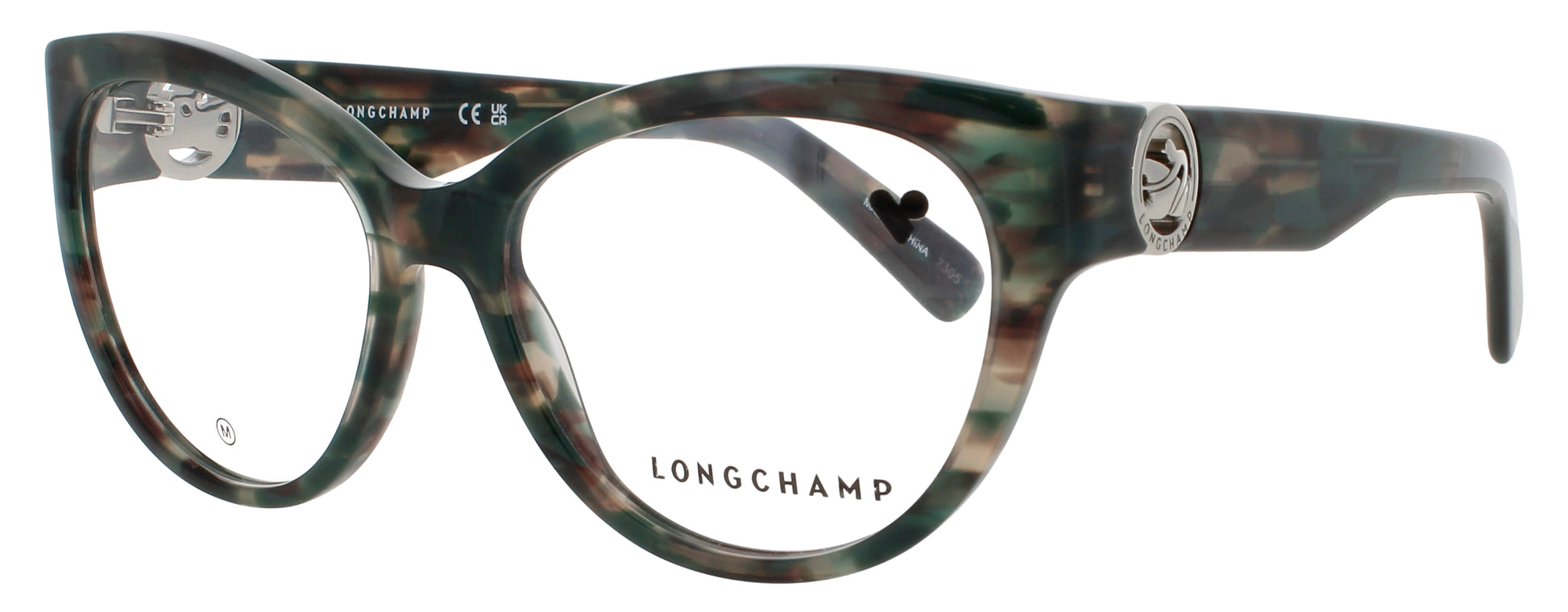 LONGCHAMP LO2728 Frame TEXTURED GREEN Lens DEMO