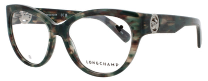 LONGCHAMP LO2728 Frame TEXTURED GREEN Lens DEMO