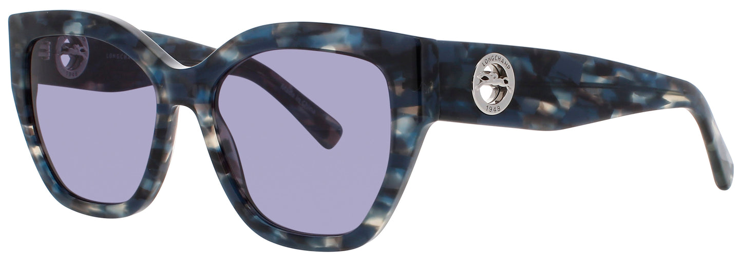 LONGCHAMP LO741S Frame TEXTURED BLUE Lens SOLID BLUE