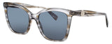 LONGCHAMP LO742S Frame STRIPED GREY Lens SMOKE