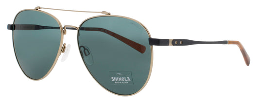 FLEXON SHINOLA SH2101S Frame GOLD/GUNMETAL Lens GREEN