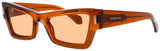 SALVATORE FERRAGAMO SF2006S Frame TRANSPARENT BROWN Lens SOLID BROWN