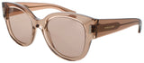 SALVATORE FERRAGAMO SF2007S Frame TRANSPARENT NUDE Lens PINK