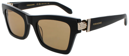 SALVATORE FERRAGAMO SF2013S Frame BLACK Lens BROWN