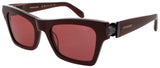SALVATORE FERRAGAMO SF2013S Frame BURGUNDY Lens BURGUNDY