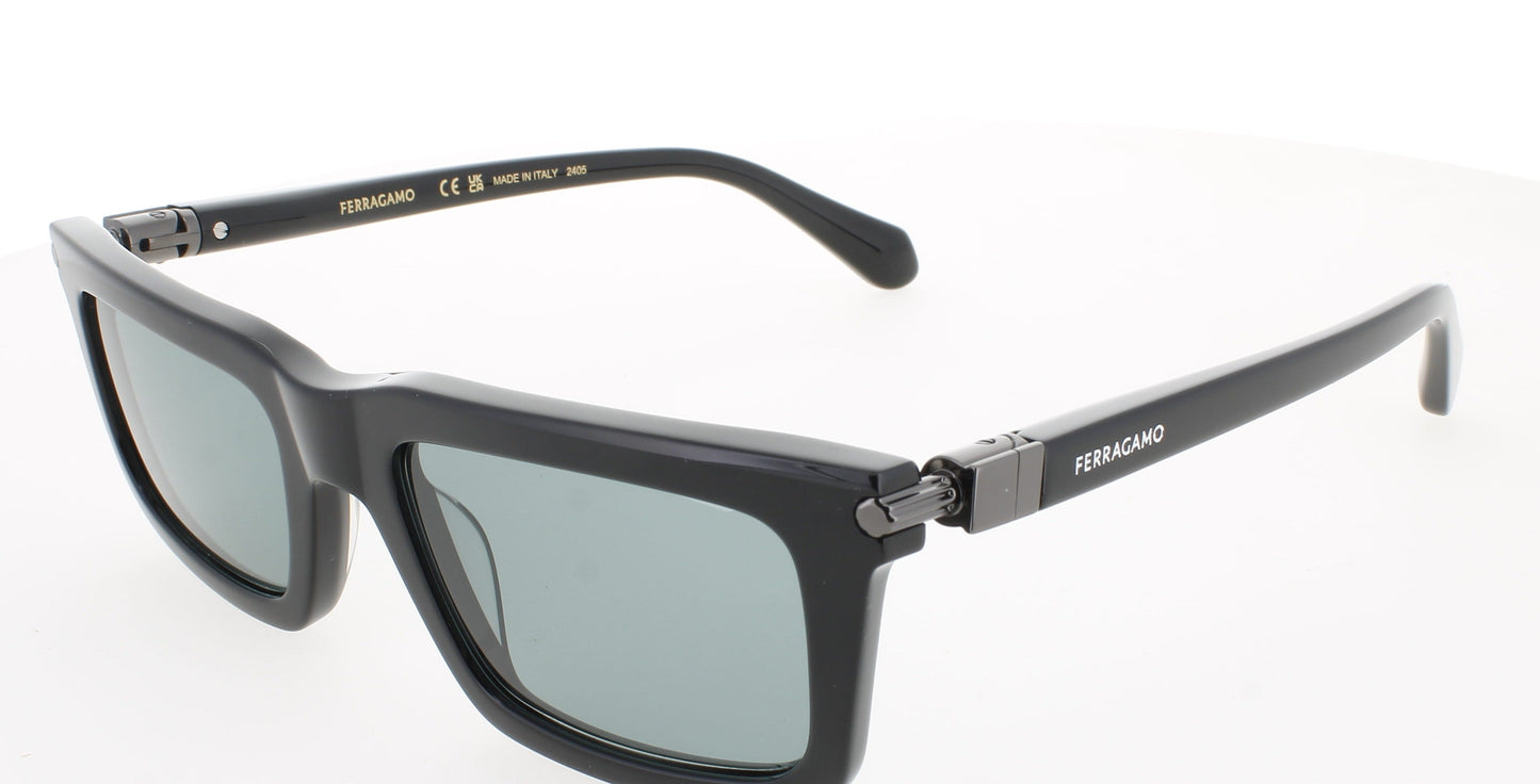 SALVATORE FERRAGAMO SF2015S Frame BLACK Lens TEAL