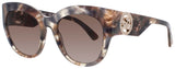 LONGCHAMP LO740S Frame MARBLE BROWN BEIGE Lens GREY GRADIENT