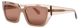 SALVATORE FERRAGAMO SF2002S Frame TRANSPARENT NUDE/ROSE Lens BROWN