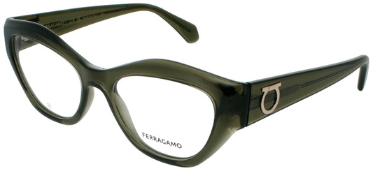 SALVATORE FERRAGAMO SF2982 Frame TRANSPARENT KHAKI Lens DEMO