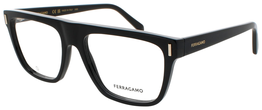 SALVATORE FERRAGAMO SF2997 Frame SHINY BLACK Lens DEMO