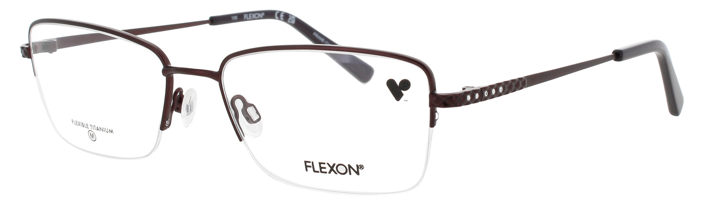 FLEXON W3043 Frame SATIN PLUM Lens DEMO
