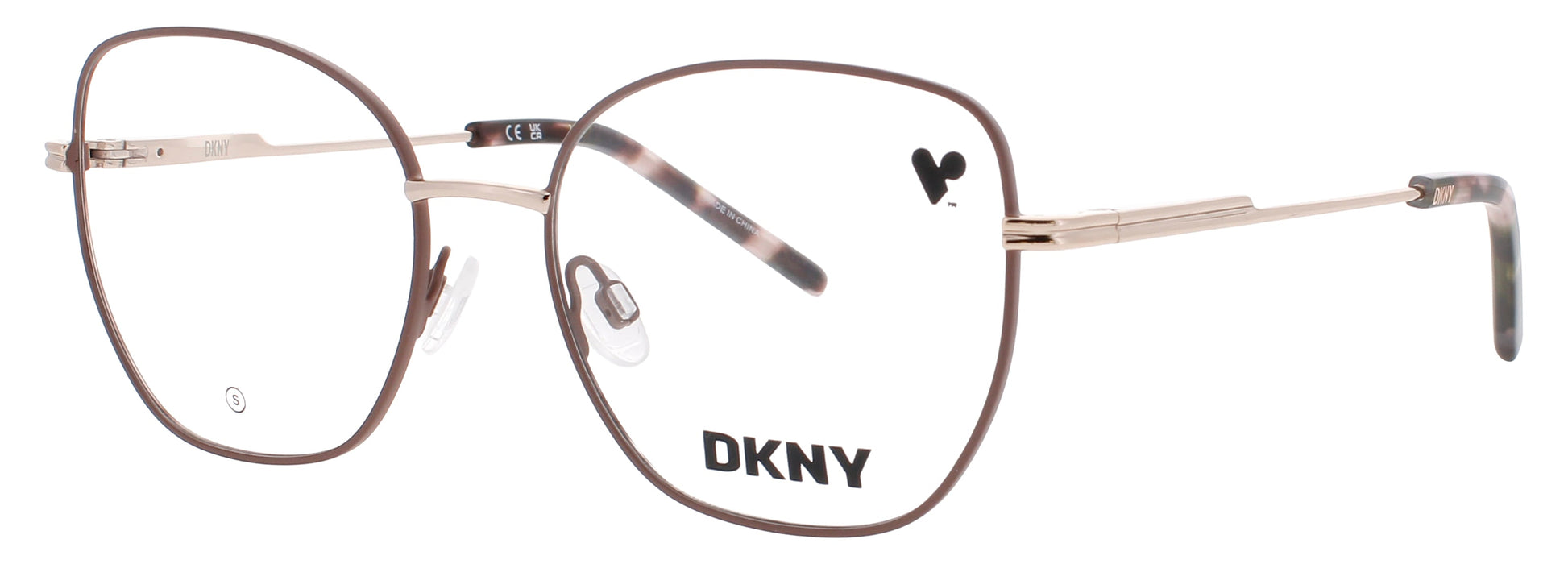 DKNY DK1034 Frame TAUPE/ROSE GOLD Lens DEMO