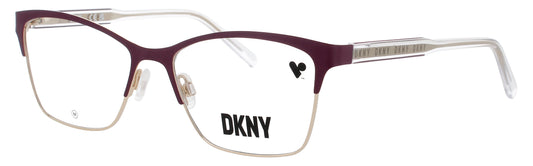DKNY DK3008 Frame PLUM / GOLD Lens DEMO