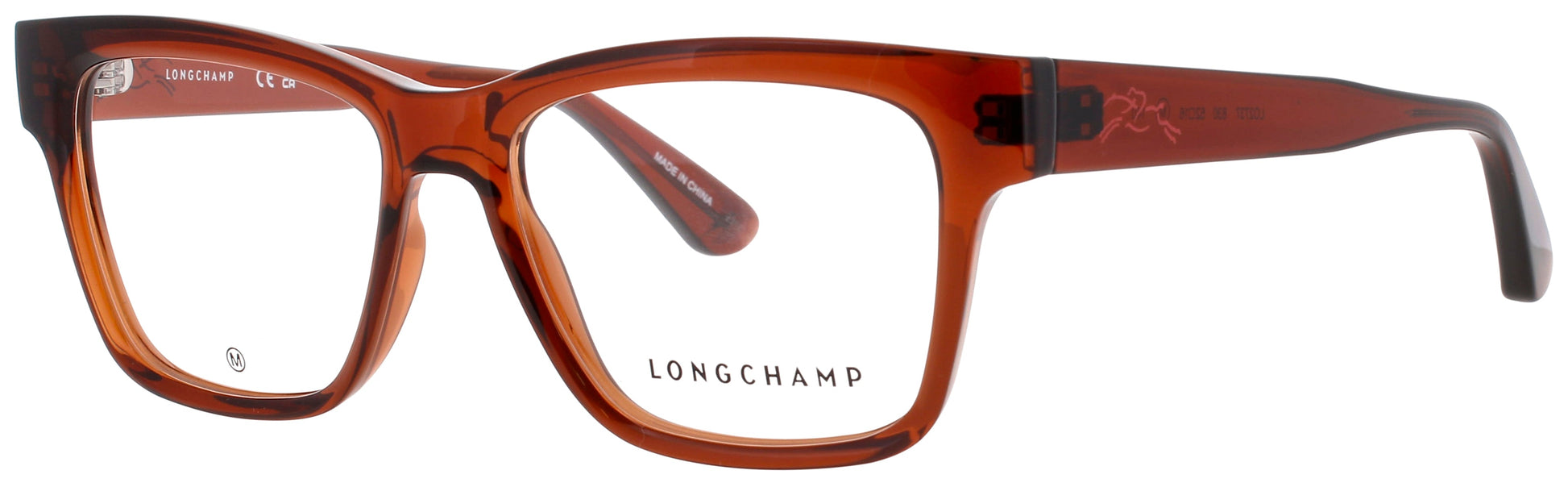 LONGCHAMP LO2737 Frame TRANSPARENT RUST Lens DEMO