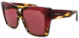 SALVATORE FERRAGAMO SF1060SN Frame STRIPED BROWN Lens RED