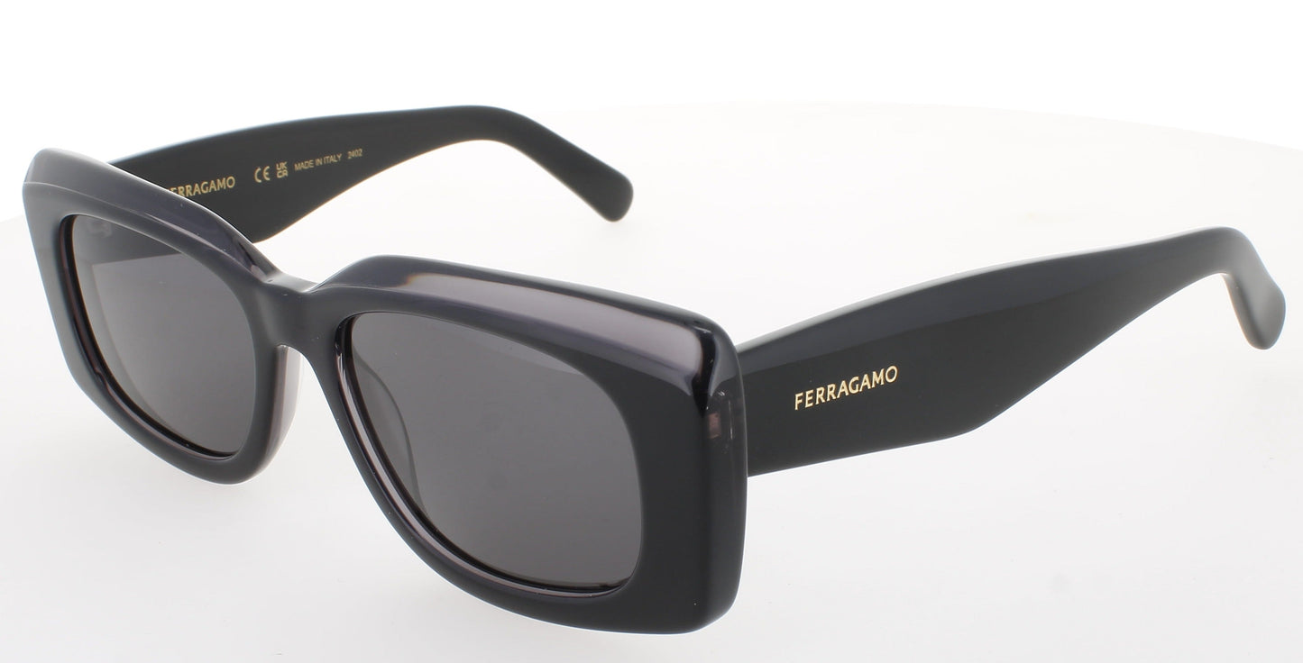 SALVATORE FERRAGAMO SF1079SN Frame DARK GREY/GREY Lens GREY