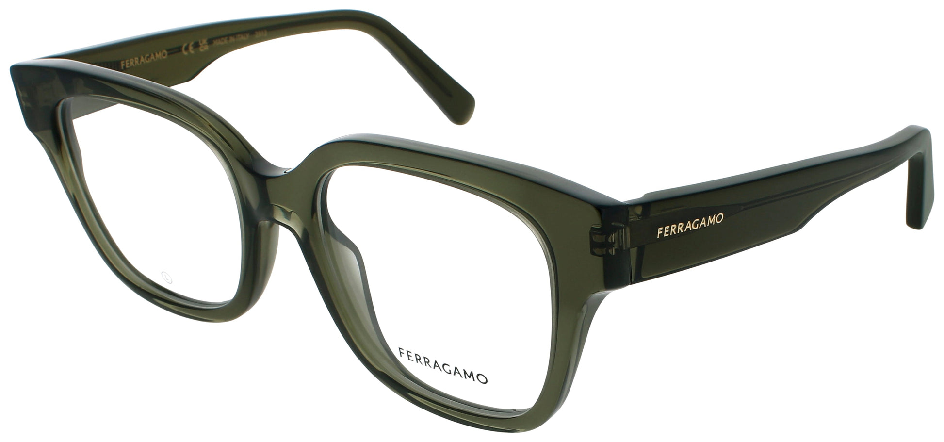SALVATORE FERRAGAMO SF2952N Frame TRANSPARENT KHAKI Lens DEMO