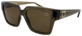 SALVATORE FERRAGAMO SF2014S Frame TRANSPARENT GREEN Lens PINK