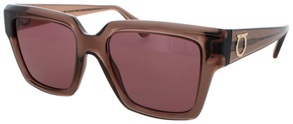 SALVATORE FERRAGAMO SF2014S Frame TRANSPAREN MAUVE Lens GREEN