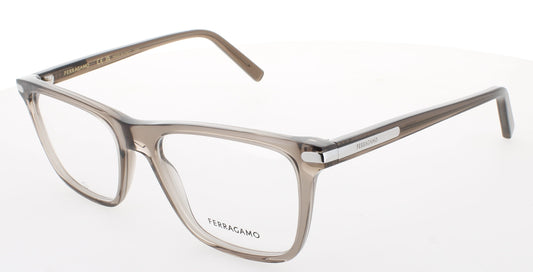 SALVATORE FERRAGAMO SF2959N Frame TRANSPARENT SAND Lens DEMO