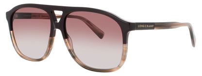 LONGCHAMP LO751S Frame PURPLE HAVANA Lens BROWN GRADIENT
