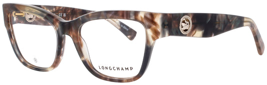 LONGCHAMP LO2743 Frame MARBLE BROWN GREY Lens DEMO